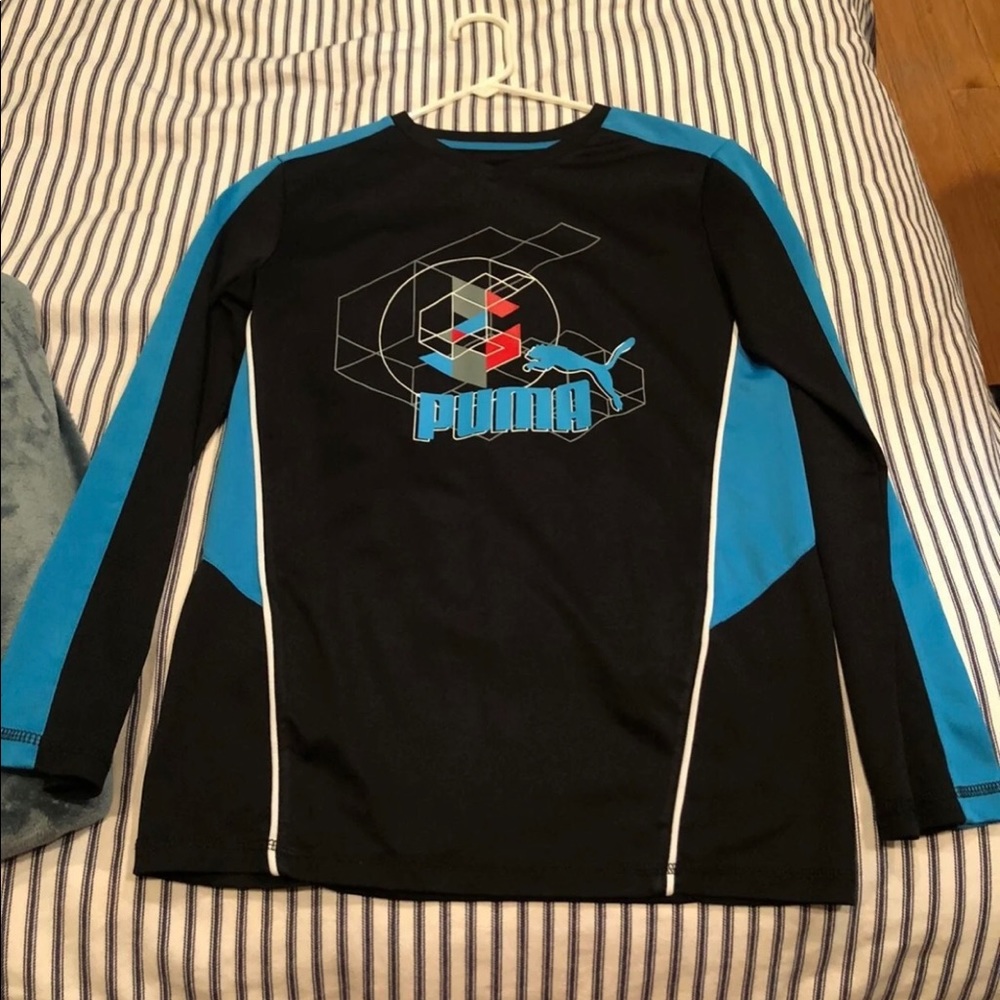 Boys Puma long sleeve shirt.